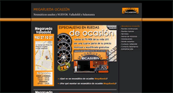 Desktop Screenshot of megaruedaocasion.es